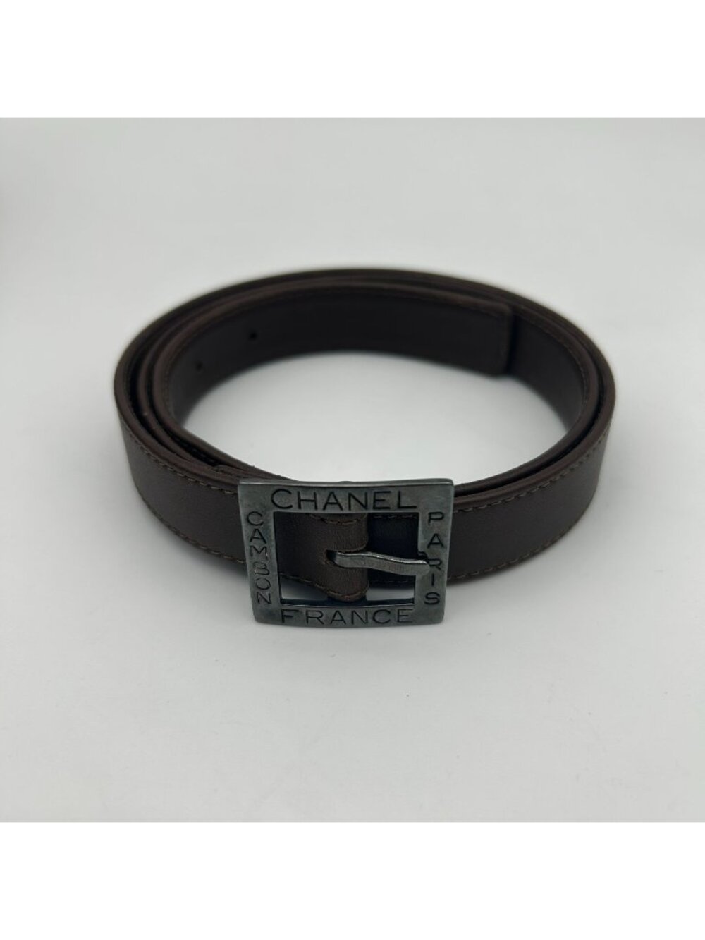 Chanel Belt Leather Black